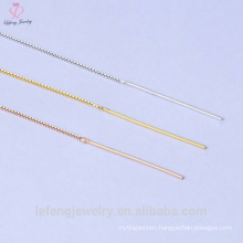 Gold Supplier For 0.7Mm Sterling Silver 925 Gold Box Chain